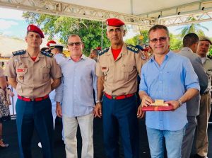Luigi Rotunno apadrinha a 1ª turma de formandos do Corpo de Bombeiros de Porto Seguro/BA